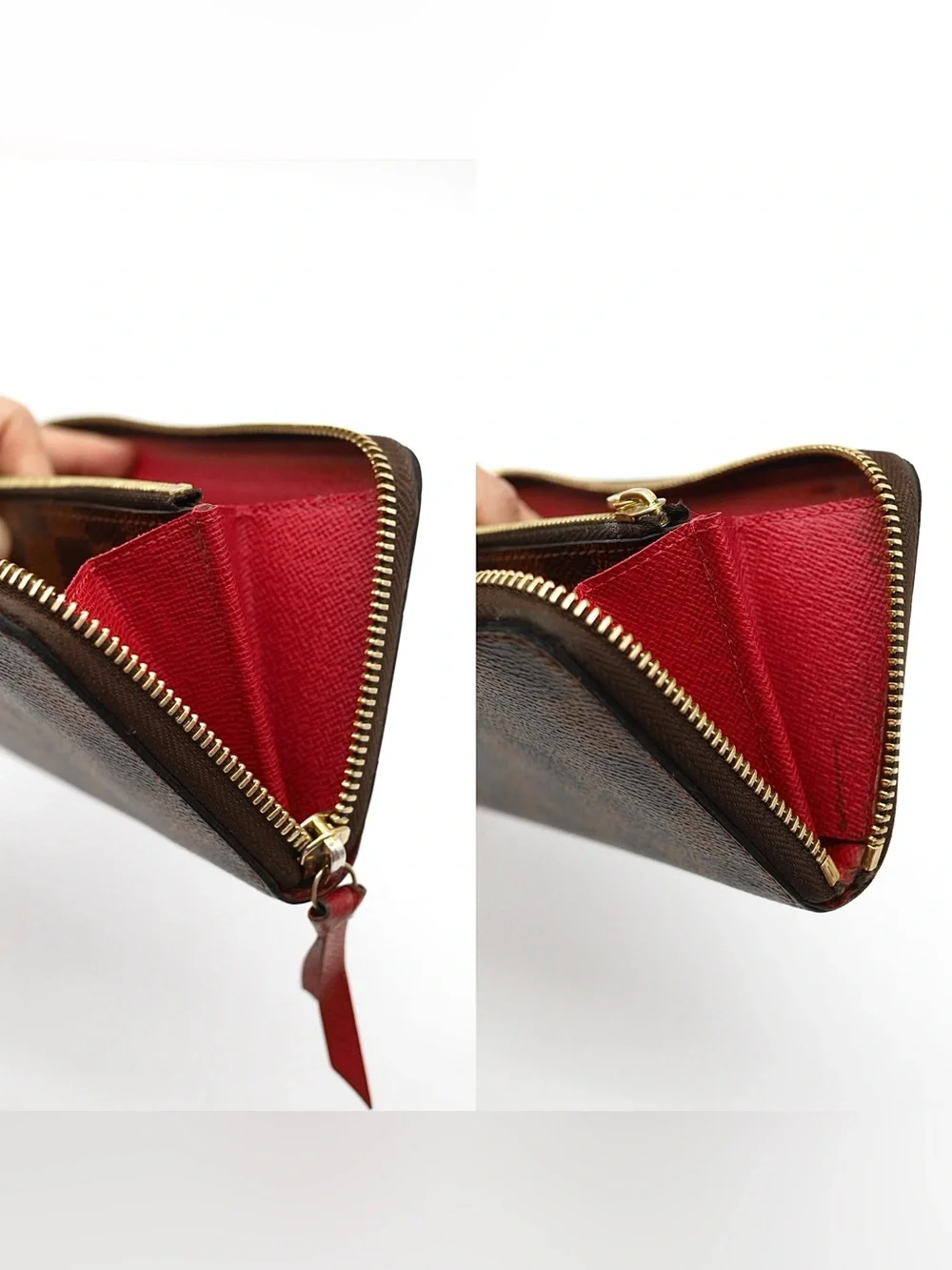 🍓LV Clemence Damier Ebene Wallet CA1116